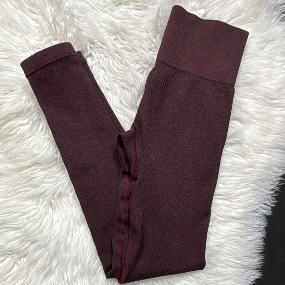 ECHT Arise Comfort Women's Ankle Leggings Burgundy XS